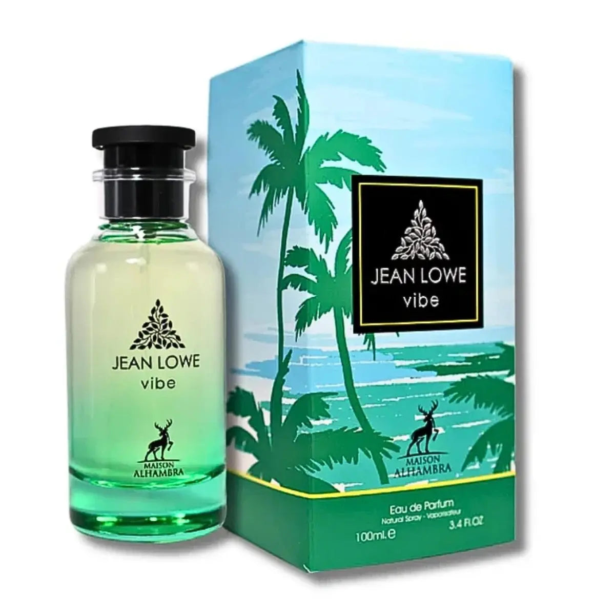 Maison Alhambra Jean Lowe Vibe Eau de Parfum – Citrus, Fruity, Aromatic, Woody – Unisex 3.4 oz (100 ml) Avelisse