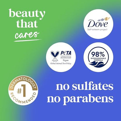 Dove Body Wash Travel Size Variety 6-Pack – Refresh Cucumber and Green Tea + Deep Moisture, 24 Hour Renewing Hydration for Soft Skin, 3 Oz Each Avelisse