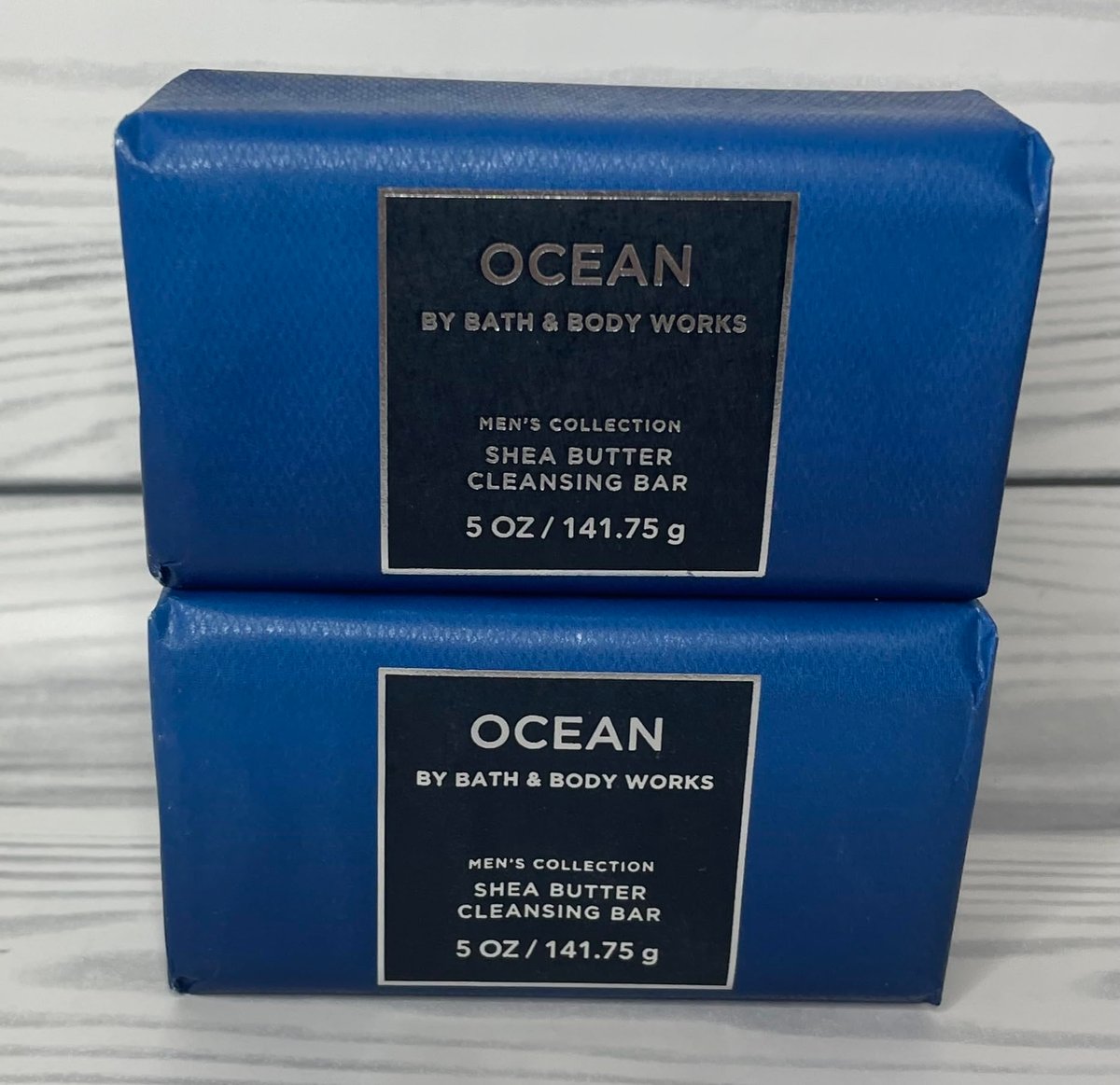 Bath and Body Works Ocean Shea Butter Cleansing Bar Soap – 4.2 oz Each, Pack of 2 Avelisse