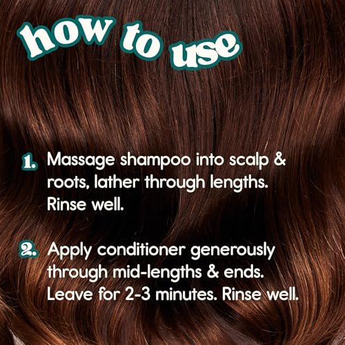 Nature Spell Hair Growth Complex Shampoo & Conditioner Set - Sulfate & Paraben Free with Hyaluronic Acid & Vitamin B5 for Nourishing & Strengthening, Vegan, 10.14 fl oz Each (Pack of 2) Avelisse