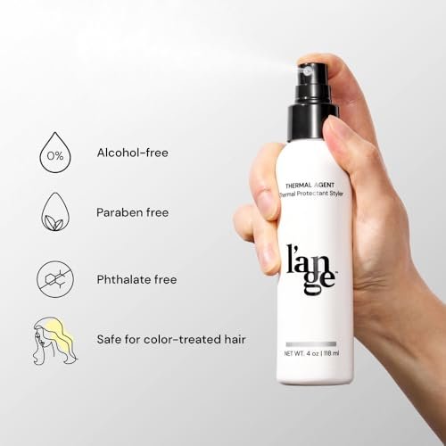 L'ANGE HAIR Thermal Agent Heat Protectant Spray – 450°F Heat Protection, Frizz Control & Shine, 4 fl oz - görsel 5