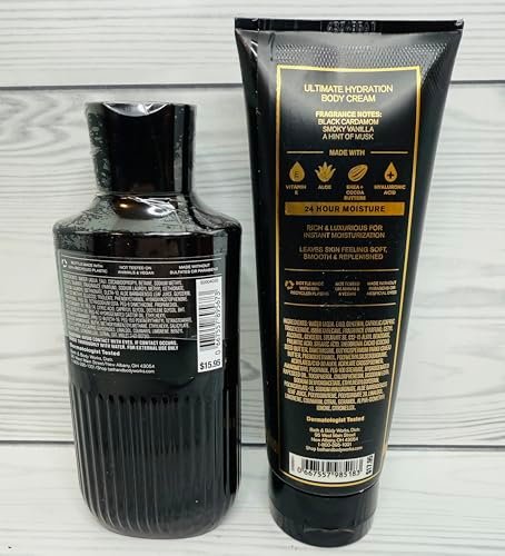 Bath & Body Works Noir Ultimate Hydration Body Cream & Body Gel Wash 2-Piece Set Avelisse