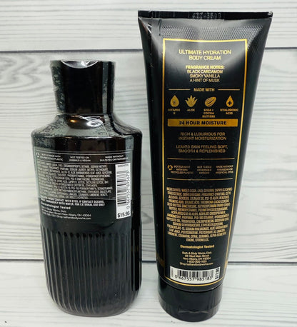 Bath & Body Works Noir Ultimate Hydration Body Cream & Body Gel Wash 2-Piece Set Avelisse