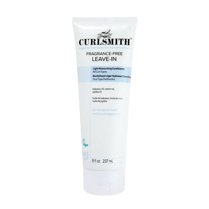 CURLSMITH Fragrance-Free Leave In Conditioner – Hydrating Deep Conditioner for Soft, Defined Curls (8 oz)