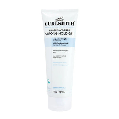 CURLSMITH Fragrance-Free Strong Hold Styling Gel - Long-Lasting Frizz Control for Defined Curls (8 oz) Avelisse