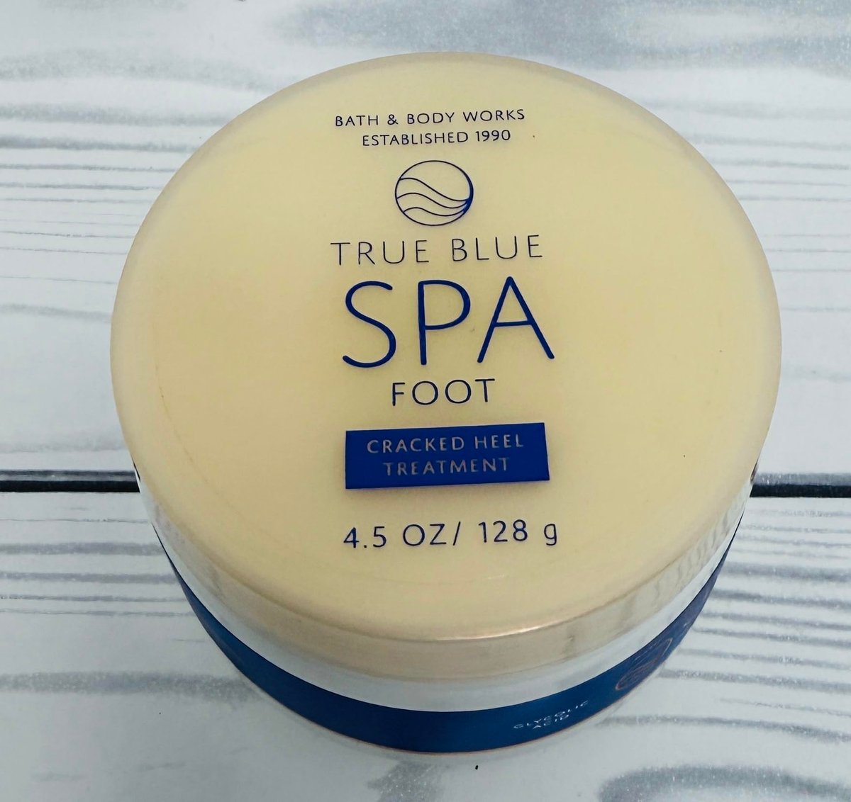 Bath & Body Works True Blue Spa Cracked Heel Treatment - 4.5 oz Intensive Foot Cream Avelisse