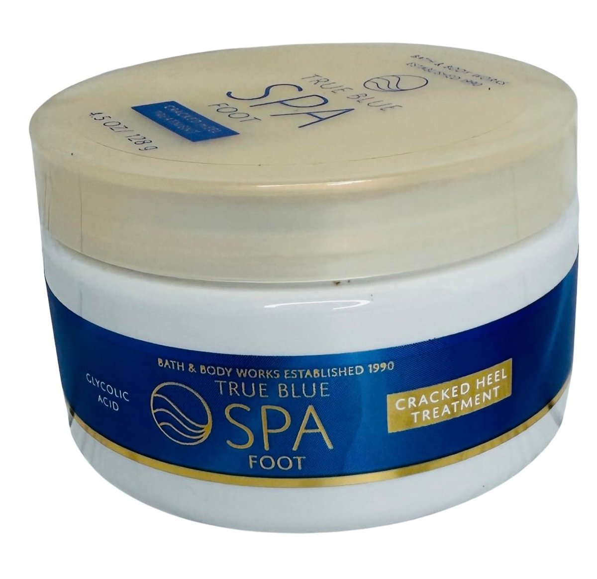Bath & Body Works True Blue Spa Cracked Heel Treatment - 4.5 oz Intensive Foot Cream Avelisse