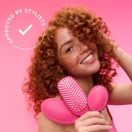 Wet Brush Hello Disney Minnie Mouse Detangling Travel Hair Brush – Mini, Pain-Free, Ultra-Soft IntelliFlex Bristles for All Hair Types (Limited Edition) - görsel 13