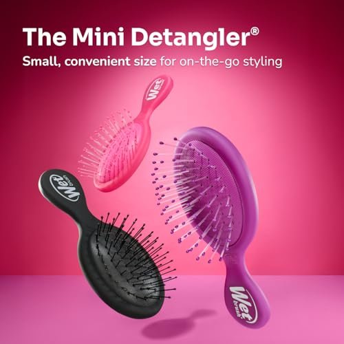 Wet Brush Hello Disney Minnie Mouse Detangling Travel Hair Brush – Mini, Pain-Free, Ultra-Soft IntelliFlex Bristles for All Hair Types (Limited Edition) - görsel 17