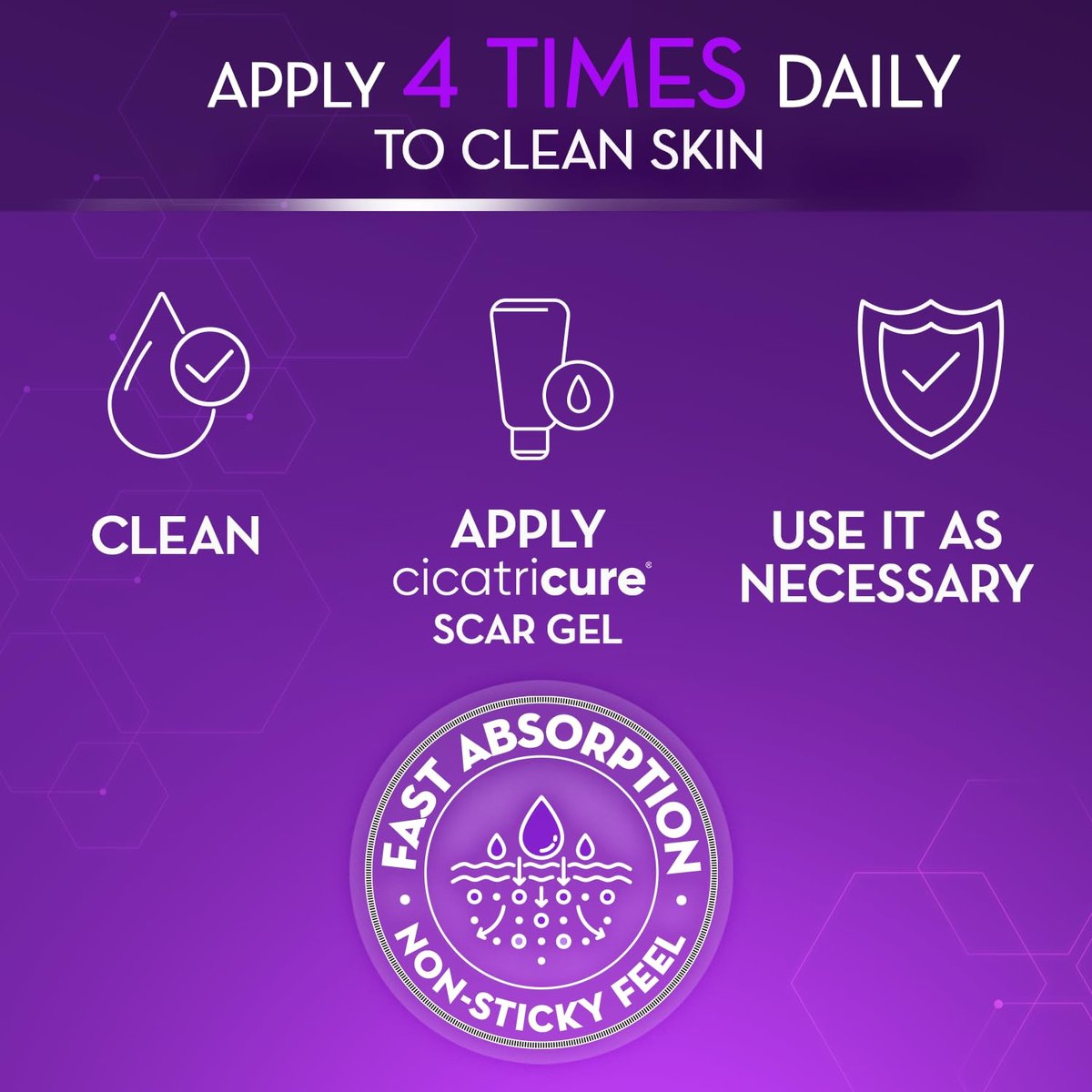 Cicatricure Advanced Scar Gel for Face & Body – Proven Results in 2 Weeks, Scar Treatment for Surgical Scars, Stretch Marks, Burns, Injuries & Acne Scars, 2 oz (56g) Avelisse