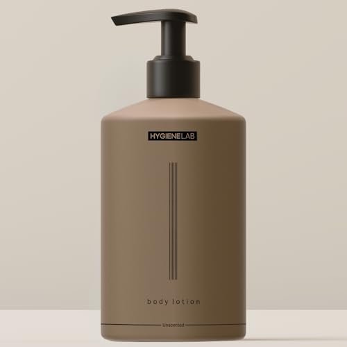 HygieneLab Body Lotion for Men – EWG Verified, Ultra Hydrating, Non-Toxic, Fragrance-Free, Unscented, Paraben-Free, Sulfate-Free Daily Body Lotion for Dry Skin & Sensitive Skin, 12oz Avelisse