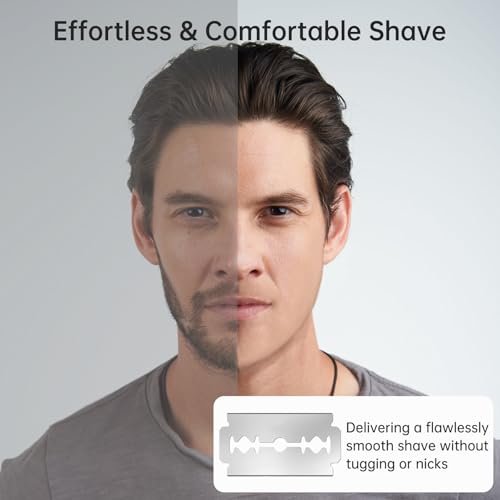 Van Der Hagen Compatible Double Edge Safety Razor Blades – 30 Pack Stainless Steel Replacement Refills for Men's Safety and Straight Razors - görsel 8