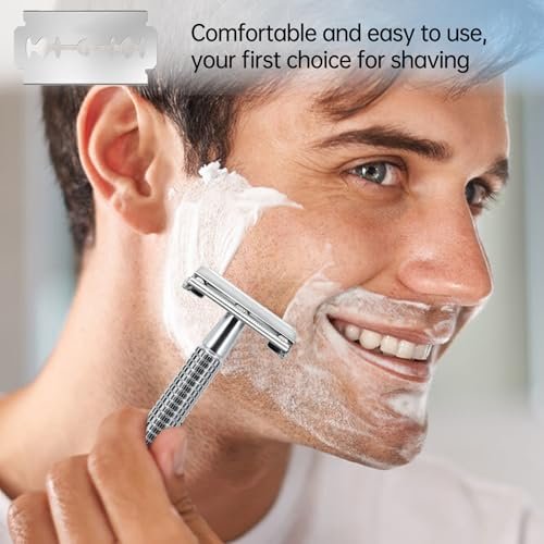 Van Der Hagen Compatible Double Edge Safety Razor Blades – 30 Pack Stainless Steel Replacement Refills for Men's Safety and Straight Razors - görsel 14