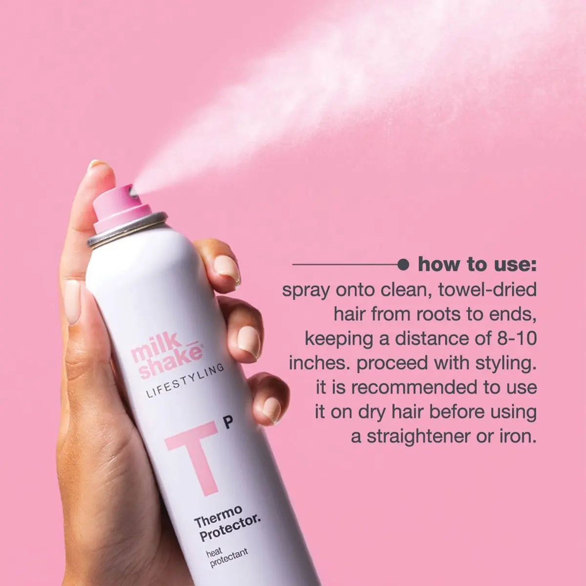 milk_shake Life Styling Thermo Protector 200 ml – Heat Protectant Spray for All Hair Types Avelisse