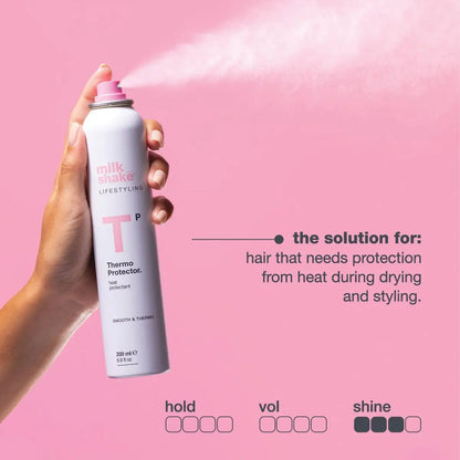 milk_shake Life Styling Thermo Protector 200 ml – Heat Protectant Spray for All Hair Types Avelisse