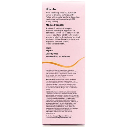 grace & stella Vitamin C Serum for Face - Brightening Serum with Hyaluronic Acid, 50ml / 1.7 fl oz, Vegan Skincare