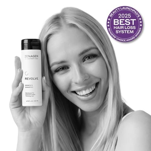 ZENAGEN Revolve Women's Trio Kit - Shampoo, Conditioner & Densifying Treatment for Fine, Visibly Thinning Hair Avelisse
