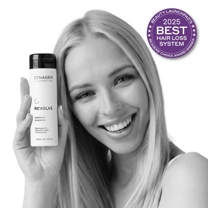 ZENAGEN Revolve Women's Trio Kit - Shampoo, Conditioner & Densifying Treatment for Fine, Visibly Thinning Hair Avelisse