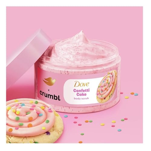 Dove Moisturizing Body Wash & Scrub Limited Edition Confetti Cake Scent - 20oz Wash + 15oz Scrub Avelisse