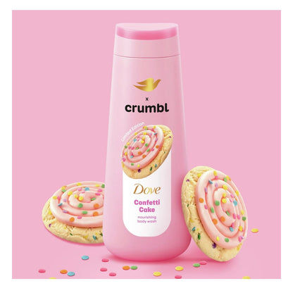 Dove Moisturizing Body Wash & Scrub Limited Edition Confetti Cake Scent - 20oz Wash + 15oz Scrub Avelisse