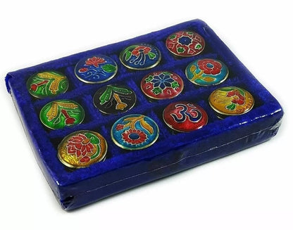 Natural Assorted Solid Perfume - Long Lasting Body Fragrance Unisex 12 Pack (4gm Each)