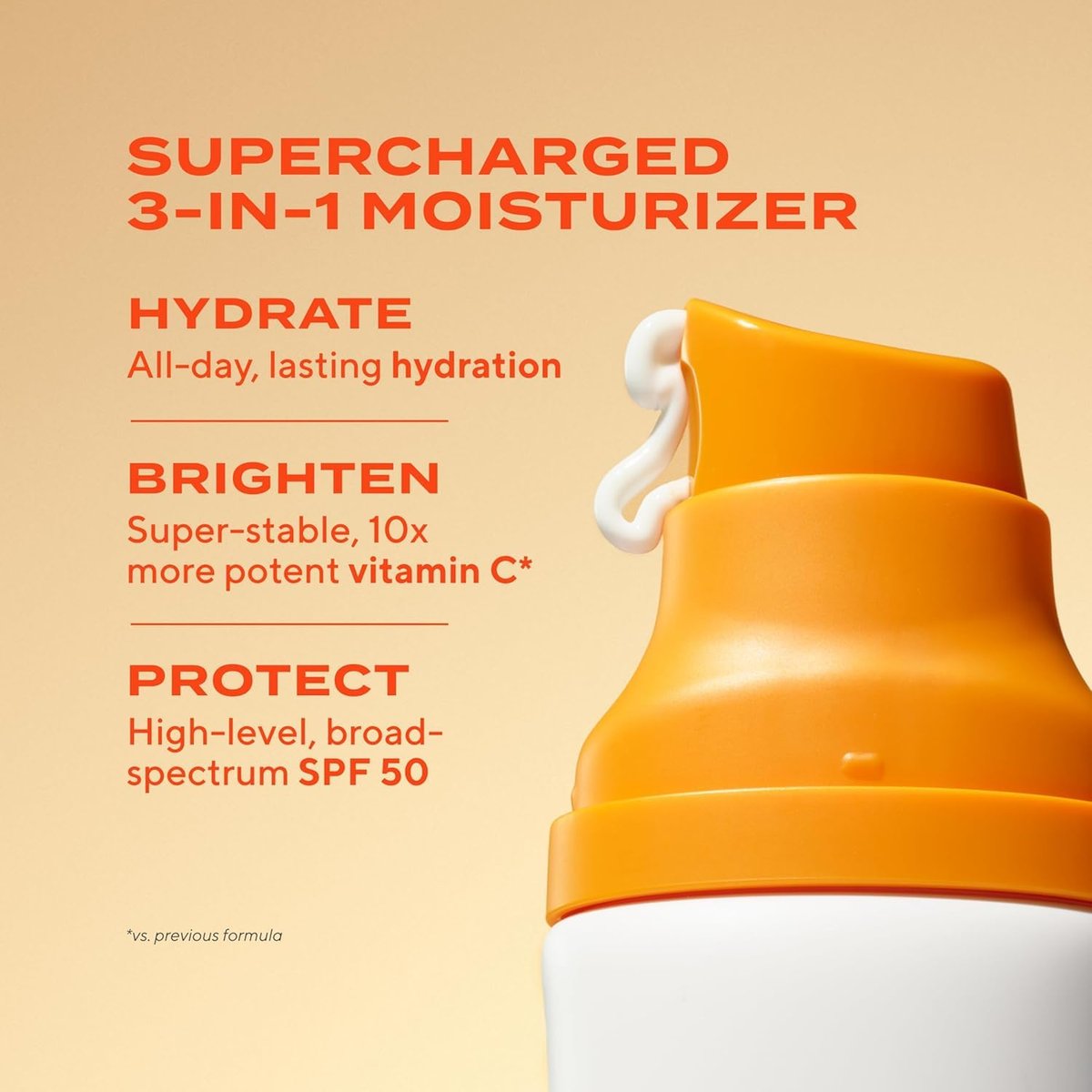 Murad Superactive Brightening Moisturizer SPF 50 – Vitamin C Sunscreen with Lipid-Boosting Technology for Preventative Aging Protection, 1.7 Fl Oz Avelisse