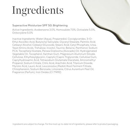 Murad Superactive Brightening Moisturizer SPF 50 – Vitamin C Sunscreen with Lipid-Boosting Technology for Preventative Aging Protection, 1.7 Fl Oz Avelisse