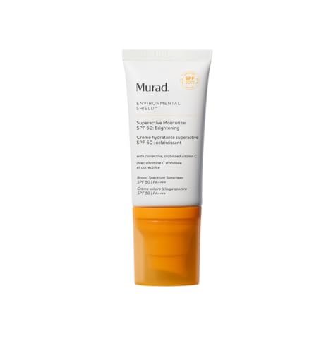 Murad Superactive Brightening Moisturizer SPF 50 – Vitamin C Sunscreen with Lipid-Boosting Technology for Preventative Aging Protection, 1.7 Fl Oz Avelisse