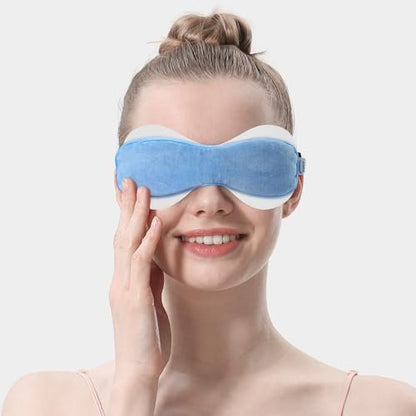 Aroma Season 100% Natural Cotton Hygienic Eyelid Sheets – 50 Individually Wrapped, Untreated Sheets for Use with Heated Eye Mask Avelisse