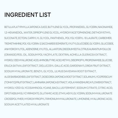 slowPURE Hydration Texture Serum - 80% Birch Sap, 7-Layer Hyaluronic Acid & Ectoin, Slow-Aging Korean Skin Care Watery Serum for Deep Hydration and Smooth Texture, 1.69 fl.oz