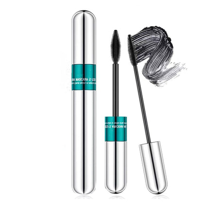 4D Silk Fiber Mascara Black – Volume & Length, 5X Longer, Thickening, No Clumping, Waterproof