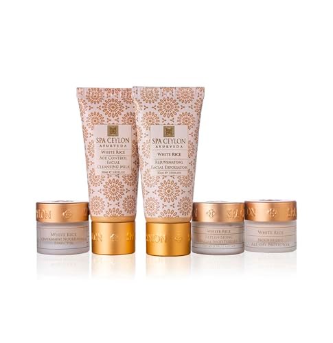 SPA CEYLON WHITE RICE SKIN CARE DISCOVERY SET | Travel Size Face Care Set | Organic | For Normal to Oily Skin - görsel 6