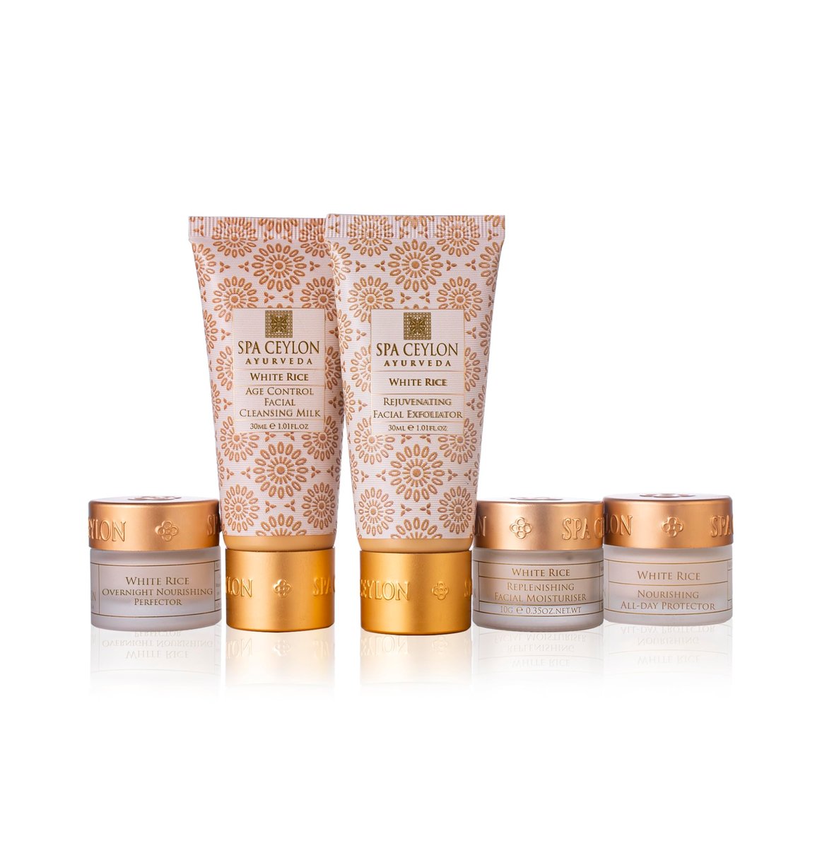 SPA CEYLON WHITE RICE SKIN CARE DISCOVERY SET | Travel Size Face Care Set | Organic | For Normal to Oily Skin - görsel 5