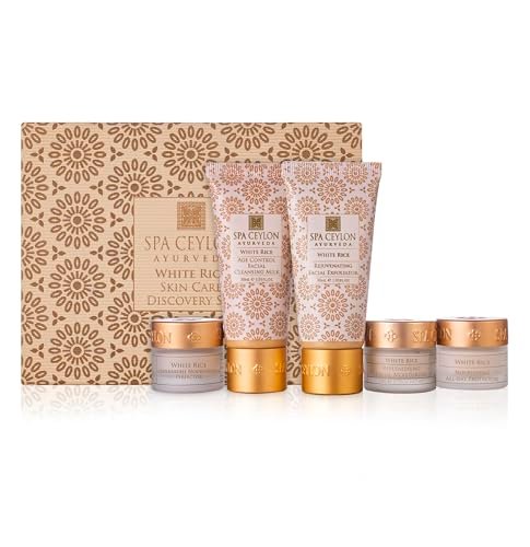 SPA CEYLON WHITE RICE SKIN CARE DISCOVERY SET | Travel Size Face Care Set | Organic | For Normal to Oily Skin - görsel 2