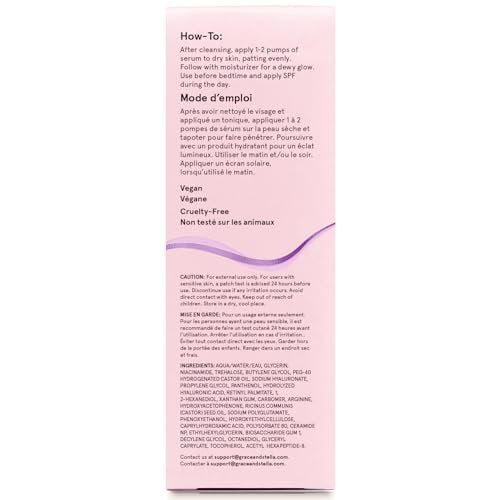 grace & stella Vitamin C Serum for Face - Brightening Serum with Hyaluronic Acid, 50ml / 1.7 fl oz, Vegan Skincare - görsel 10
