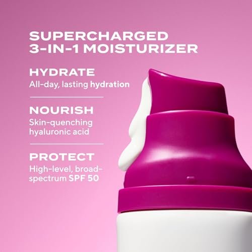 Murad Superactive Hydrating Moisturizer SPF 50 – Dewy Hydration Facial Sunscreen with Hyaluronic Acid for Plump & Bouncy Skin, 1.7 Fl Oz Avelisse