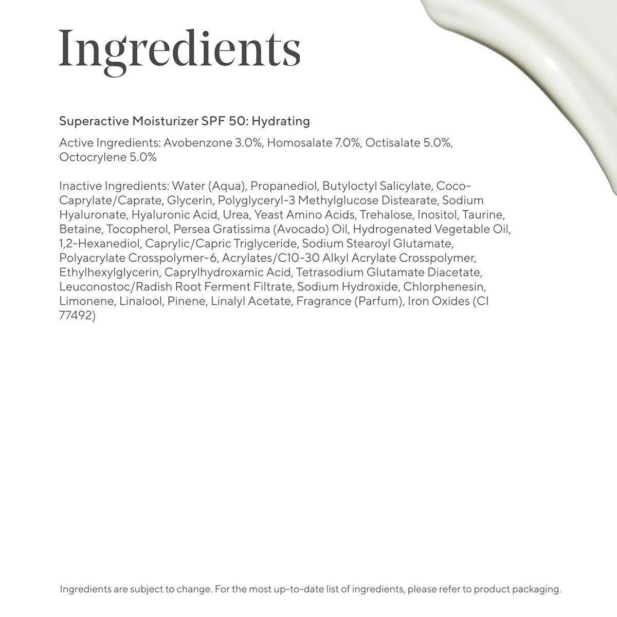 Murad Superactive Hydrating Moisturizer SPF 50 – Dewy Hydration Facial Sunscreen with Hyaluronic Acid for Plump & Bouncy Skin, 1.7 Fl Oz Avelisse