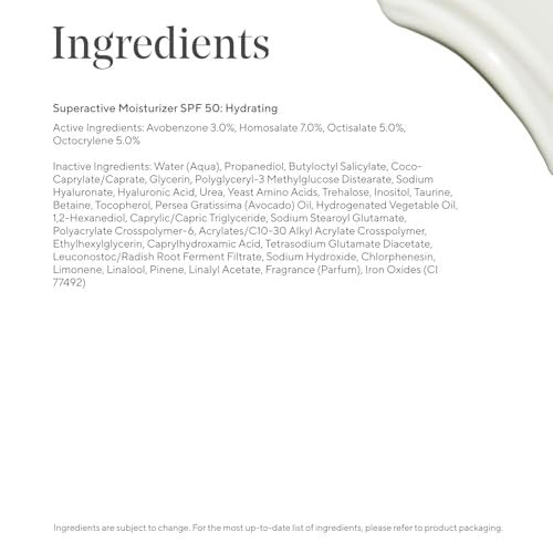 Murad Superactive Hydrating Moisturizer SPF 50 – Dewy Hydration Facial Sunscreen with Hyaluronic Acid for Plump & Bouncy Skin, 1.7 Fl Oz Avelisse