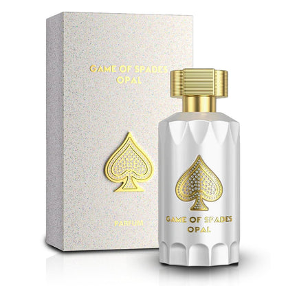 Jo Milano Game of Spades Opal Parfum Spray - 3.4 oz (100ml) | Unisex Rose, Oud Wood, Spicy Citrus Fragrance | Long Lasting Eau de Parfum Avelisse