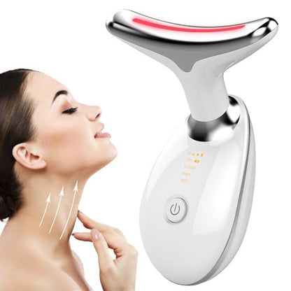 ASEXETIC Face Sculpting Tool - 3 in 1 Neck and Face Massager for Daily Skin Care, White Avelisse