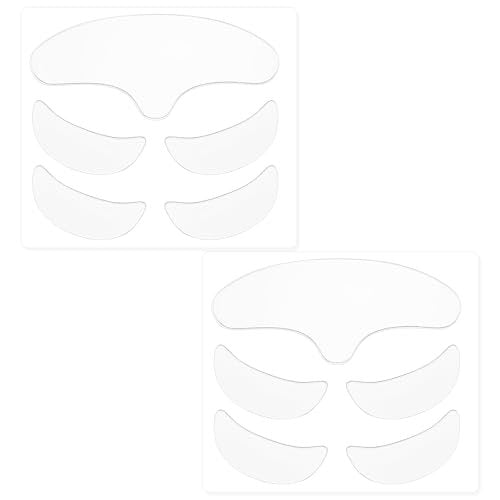 WY LIGHTING LEVEL 10 Pcs Forehead Wrinkles Patches - Reusable Silicone Wrinkle Patches for Smooth Fine Lines, Transparent Face Tape for Women - görsel 2