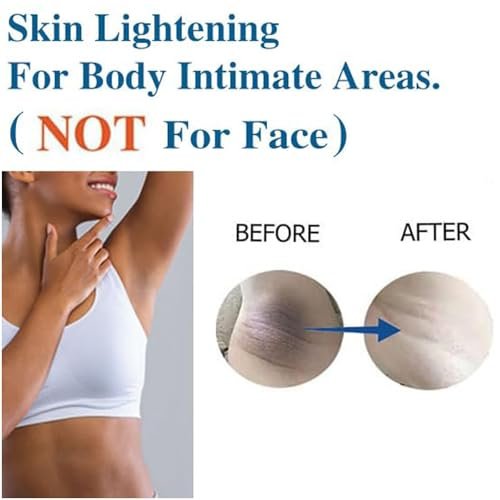 Gukei Skin Lightening Cream Gel for Body & Intimate Areas - Niacinamide, Arbutin, Vitamin C - Whitening for Underarms, Knees, Elbows, Inner Thighs, Bikini Line - 30ml - görsel 6