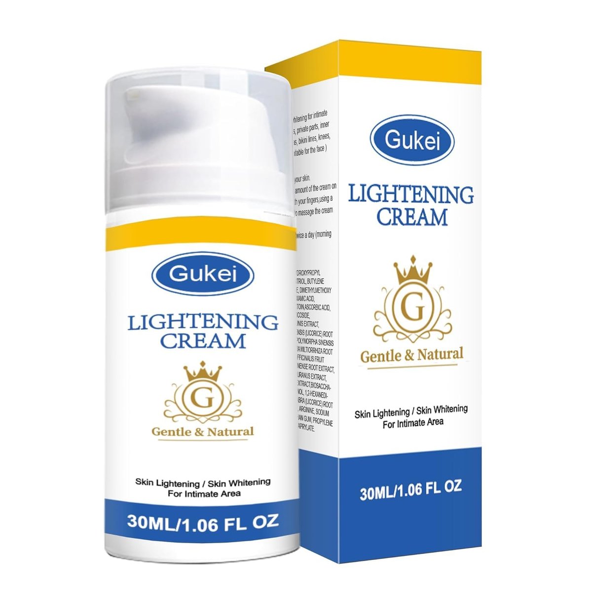 Gukei Skin Whitening Cream for Intimate Areas, Body, Underarm, Knees, Elbows, Inner Thigh, Bikini Line - Dark Spot Remover & Lightening Cream for Private Parts, 60ml (2 Fl Oz) - görsel 10