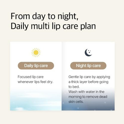 mixsoon Natural Bean Lip Mask Balm - Hydrated Lips, Softening, Fermented Bean & Shea Butter, Vegan Lip Balm 11g | Korean Glass Skin Care Avelisse