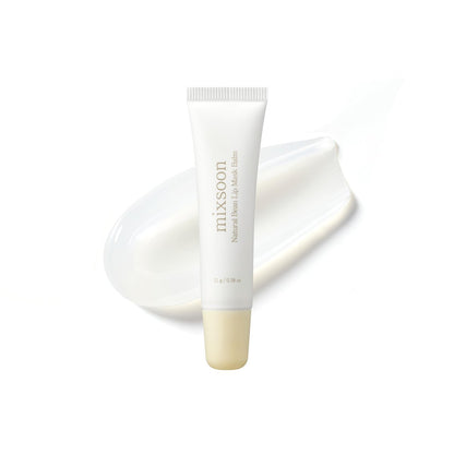mixsoon Natural Bean Lip Mask Balm - Hydrated Lips, Softening, Fermented Bean & Shea Butter, Vegan Lip Balm 11g | Korean Glass Skin Care Avelisse