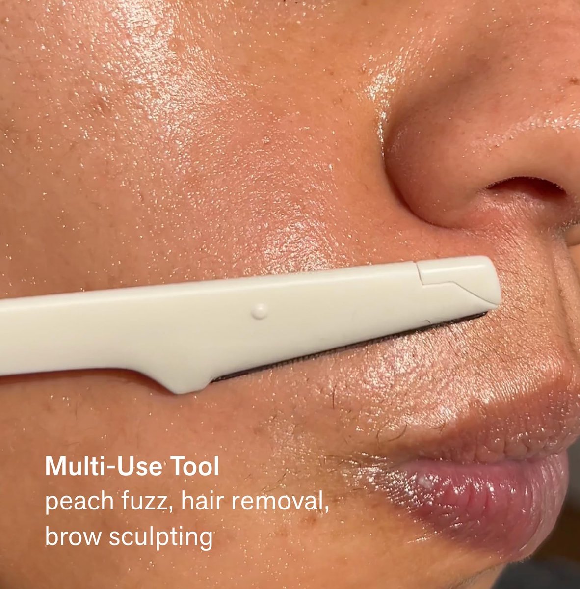 Nimbi Dermaplane Razor | Precision Eyebrow Shaper, Facial Hair Removal for Women & Exfoliation | Professional Dermaplaning Tool for Face | Plastic-Free - 3 Count - görsel 8