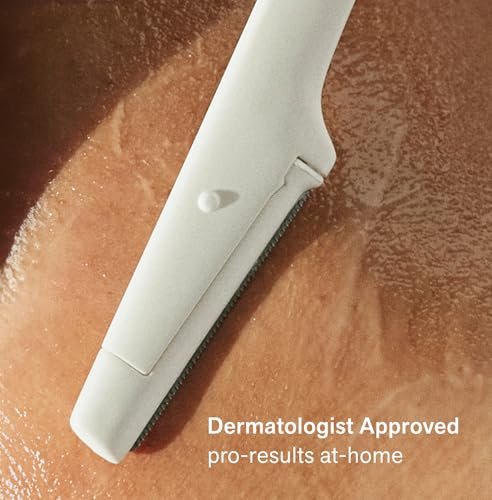 Nimbi Dermaplane Razor | Precision Eyebrow Shaper, Facial Hair Removal for Women & Exfoliation | Professional Dermaplaning Tool for Face | Plastic-Free - 3 Count - görsel 3