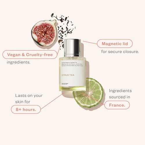 Dossier Citrus Tea Eau de Parfum - Inspired by Labo Thé Noir - 1.7 Fl Oz (50ml) - Vegan, Paraben-Free Unisex Fragrance Avelisse