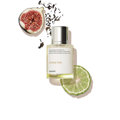 Dossier Citrus Tea Eau de Parfum - Inspired by Labo Thé Noir - 1.7 Fl Oz (50ml) - Vegan, Paraben-Free Unisex Fragrance Avelisse