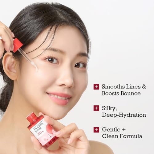 ROUND LAB Camellia Deep Collagen Firming Ampoule 1.01 Fl Oz - Hydrating & Elasticity-Enhancing Facial Serum with Multi Collagen for Smooth Fine Lines, Firm Skin, and Pore Tightening | Korean Skincare Avelisse